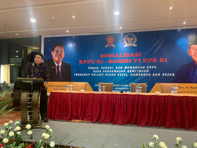 KPPU Kanwil I Melakukan Sosialisasi Pengawasan Kemitraan Bersama Anggota Komisi VI DPR RI